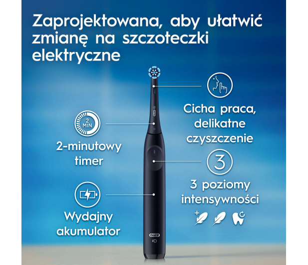 Oral-B iO2 (BLACK) Z ETUI - 1366983 - zdjęcie 4